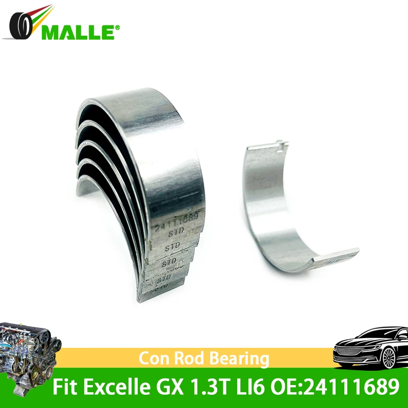 

STD Engine Parts Connecting Rod Bearing Fit 1.3 For GM Buick Excelle GX 1.3T LI6 Internal Repair Car Accessories OEM 24111689