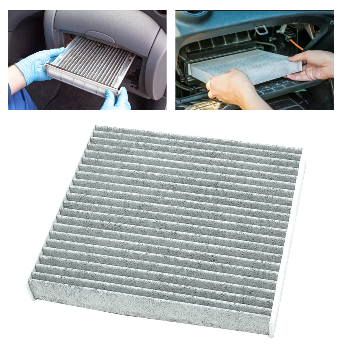 Car Cabin Air Filter For Toyota Camry 2007-2017 Auto Filters Carbon Fiber 87139-02020 87139-02090 87139-06040 87139-06080