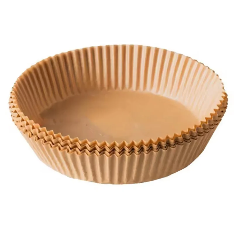 

YCOC-100PCS Oil-Proof Waterproof Air Fryer Disposable Paper Liners 20CM Baking Tray Sheets