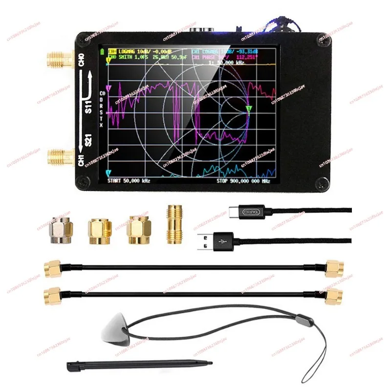 NanoVNA-H Upgraded Antenna Vector Network Antenna Analyzer MF HF VHF UHF with SD Card Slot