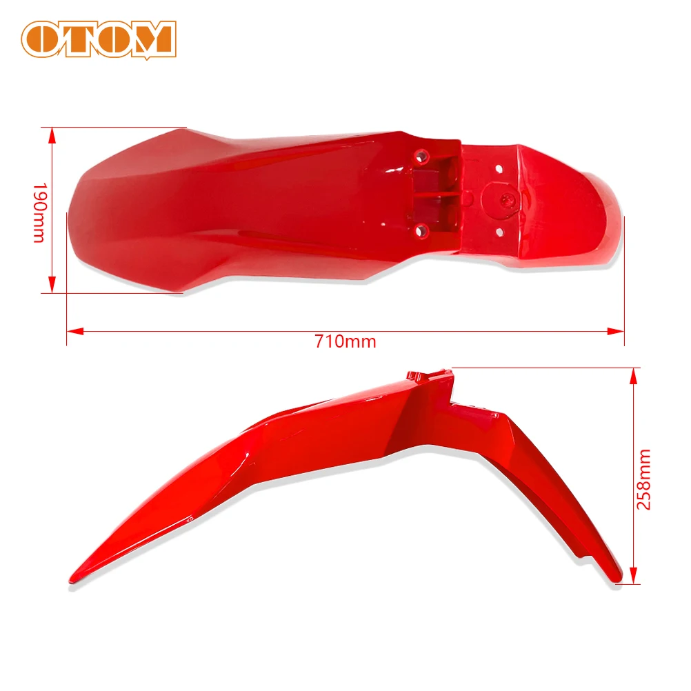 OTOM Motorcycle Front Fender Universal Protector Mudguard Cover Splash Shield Extension Mud Guard A54008010000FBA For GASGAS MCF