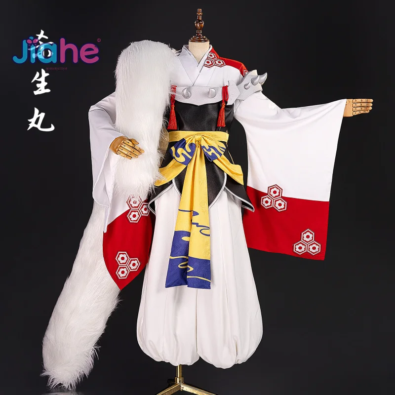 

Аниме Sesshoumaru, мужские полные наряды, карнавальный костюм Inuyasha, вечерние костюмы на Хэллоуин для мужчин и женщин, модные высококачественные костюмы S-XXXL