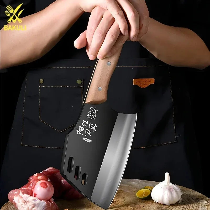 LT Stainless steel knife, thickened bone chopping-knife, bone-chopping-knife, slicing-knife, high hardness