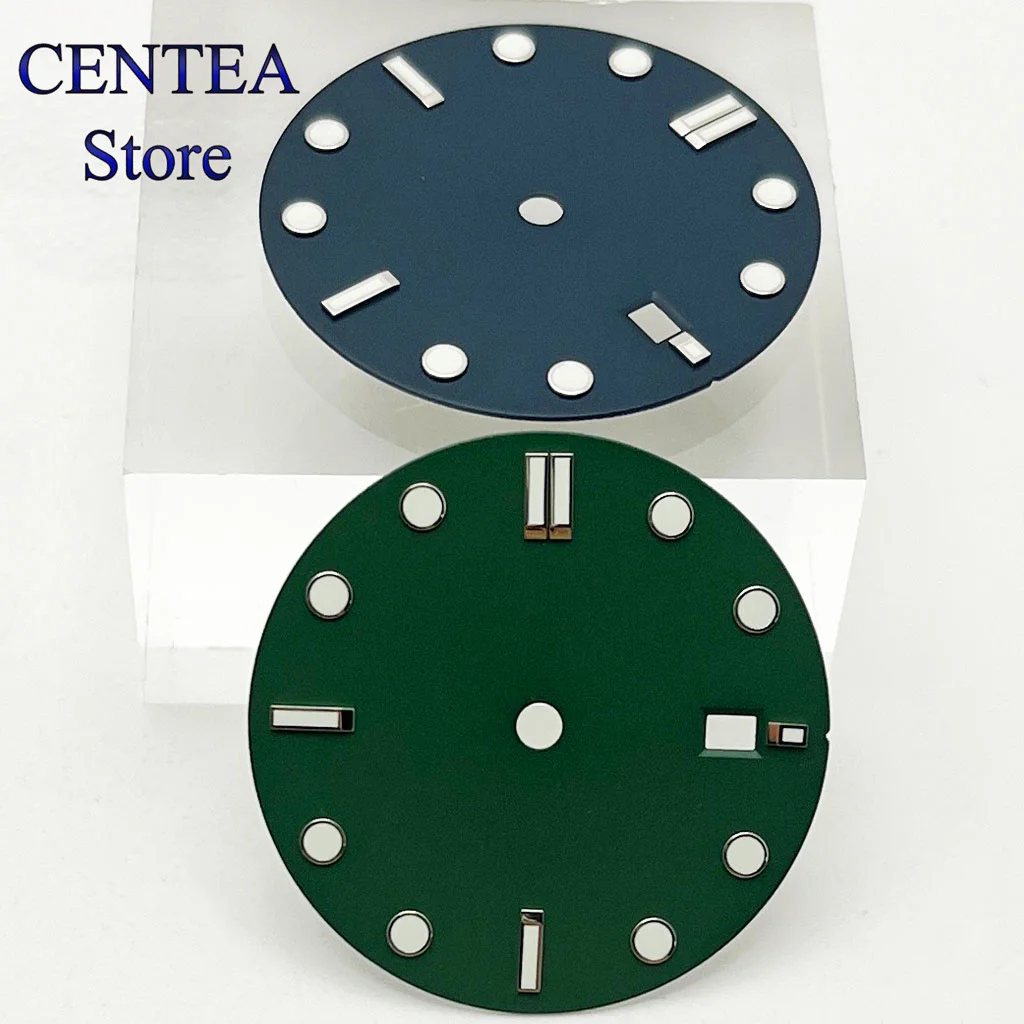 RICHUS 32 мм синий/черный/зеленый/белый циферблат часов зеленый синий светящийся механизм NH34 NH35 NH36