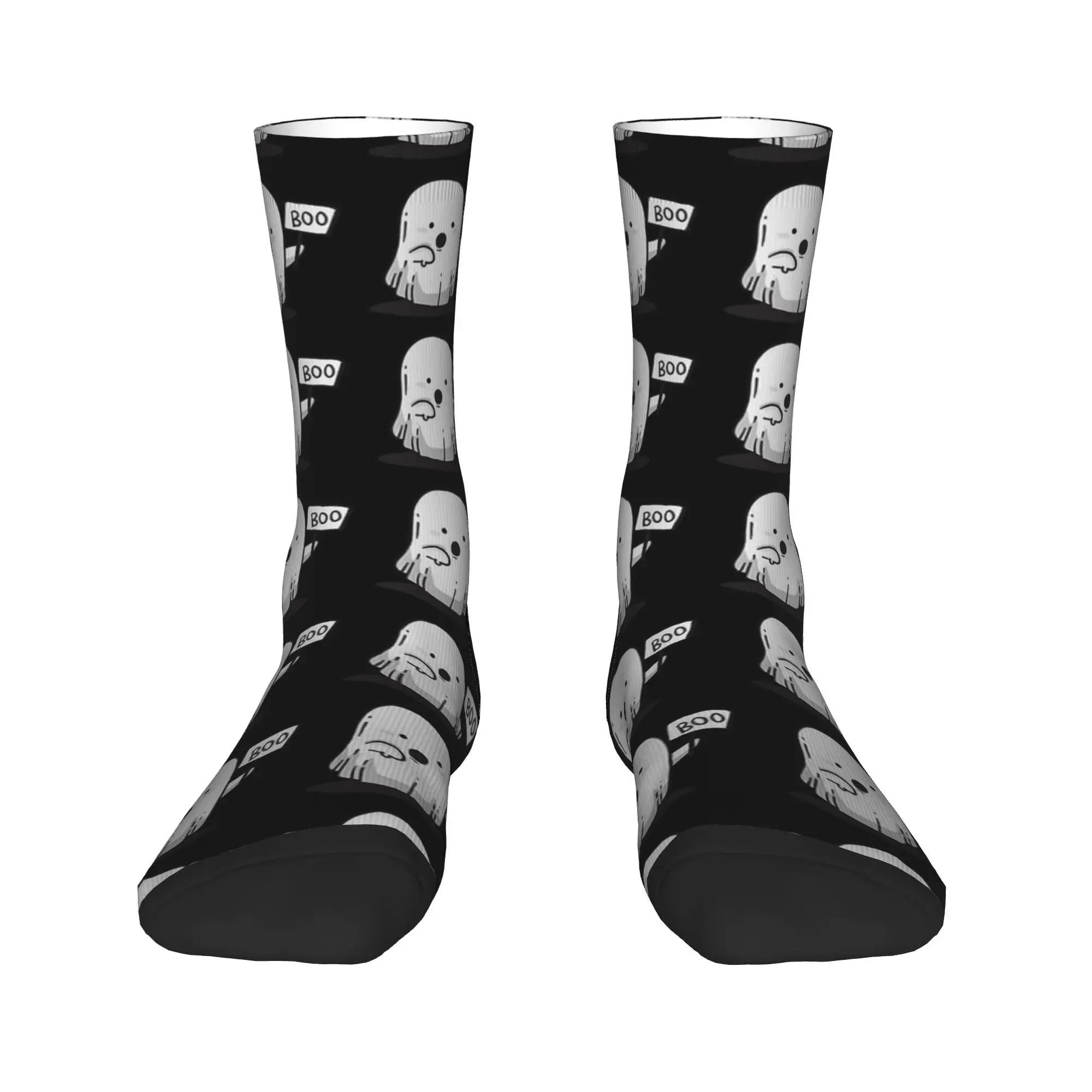 مضحك شبح الرفض الجوارب جوارب خمر الرجال الدافئة لينة سكيت الجوارب الخريف الجرافيك عدم الانزلاق الجوارب #2