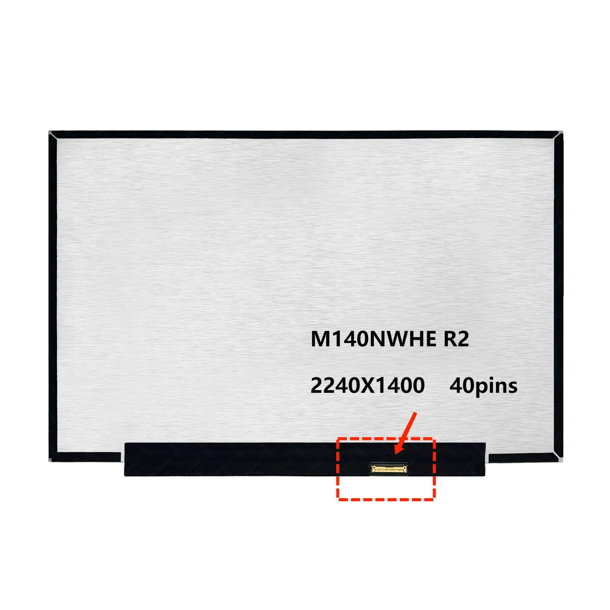 Imagem -02 - Tela Lcd Led para hp Pavilion Plus Painel Ips Matriz para Non-touch 14.0 in N10391001 16:10 2.2k 40pins 60hz N10391-001 14-eh