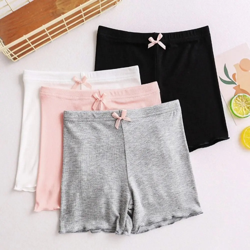 

Cotton Girls Dance Safety Pants Solid Color Short Underpants Kids Short Pants for 3-8Years Old Breathable