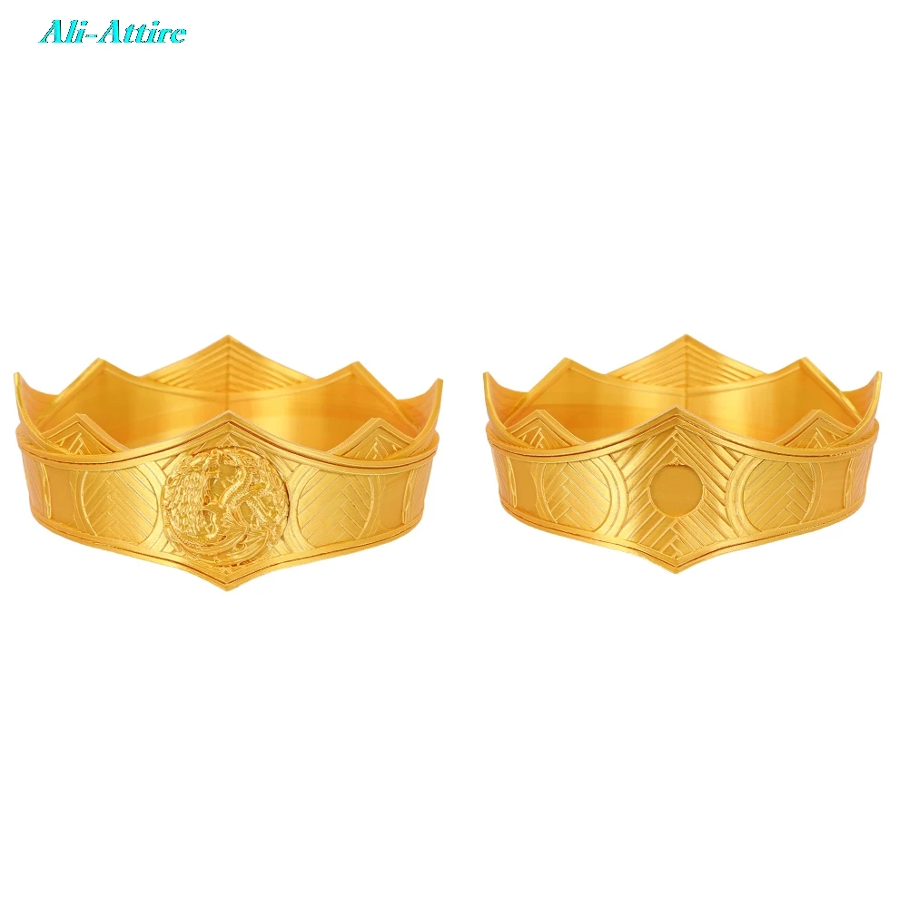

TV Dragon 2 Cosplay House Rhaenyra Golden Crown Accessories Party Disguise Suit Halloween Roleplay Props Decorative Ornaments