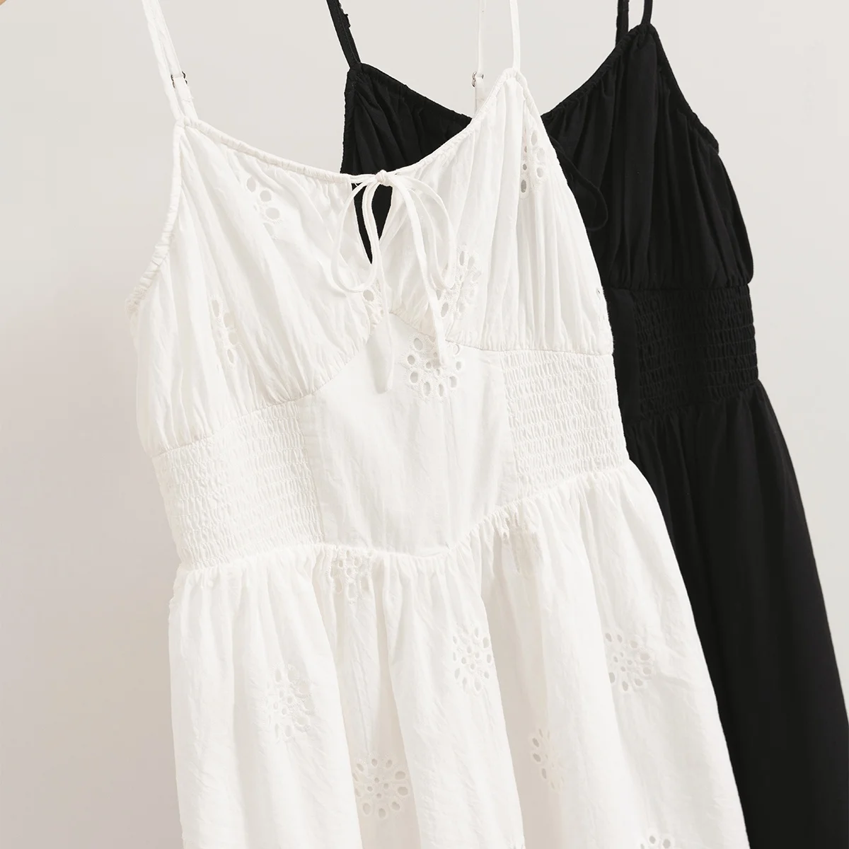 Ele Vita alta Midi Dr con spalline in colore Gonna lunga per ort Donna Super bella estate Dr