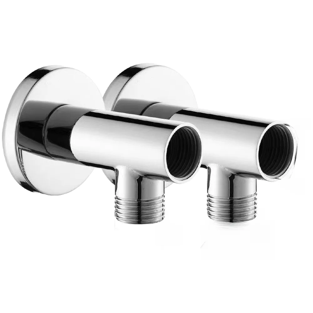 Copper Shower Wall Bracket Set Includes 2 Brackets and Screws Fits Most 4 Inch and 6 Inch Shower Hose Connections