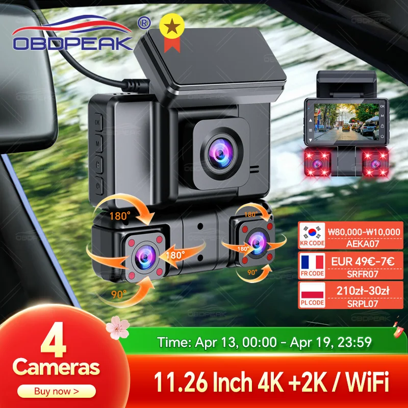 Obdpeak M65 Car Dvr…