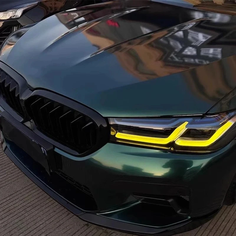 for BMW 5 series 2021-2023 G30 G31 F90 Lemon Yellow DRL Module RGB multicolor LED boards daytime running lights chip
