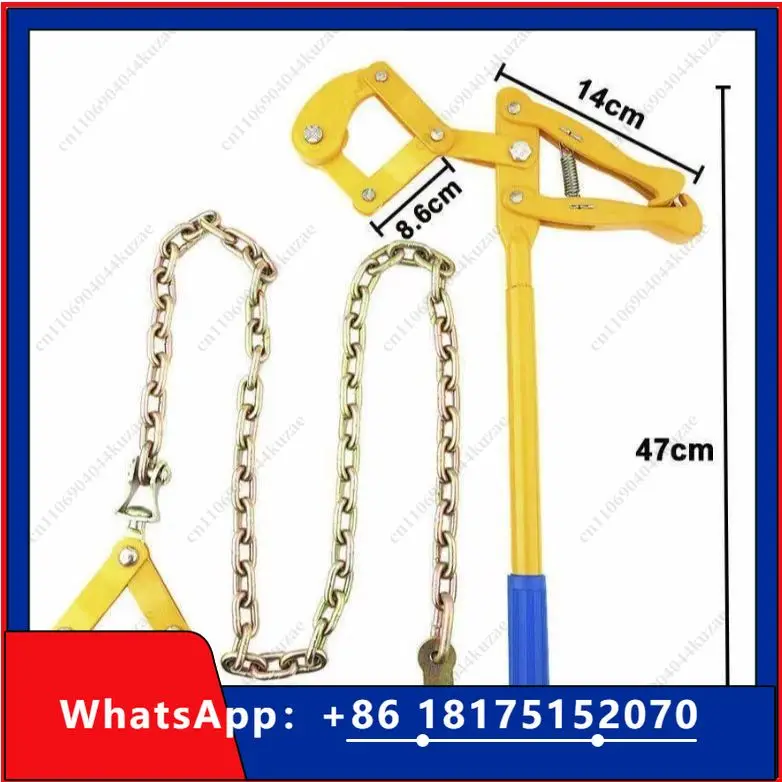 HLH Garden Fence Reinforcement Tensioning Tool, Chain Link Mesh Wire Puller Practical Outdoor Garden Installation Auxiliary Tool