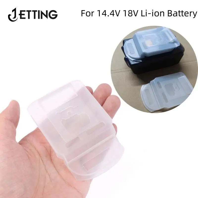 1PCS Transparent Dust Cover Sheath Shield Contact Protection Cap Battery Holder Case For 14.4V 18V Li-ion Battery