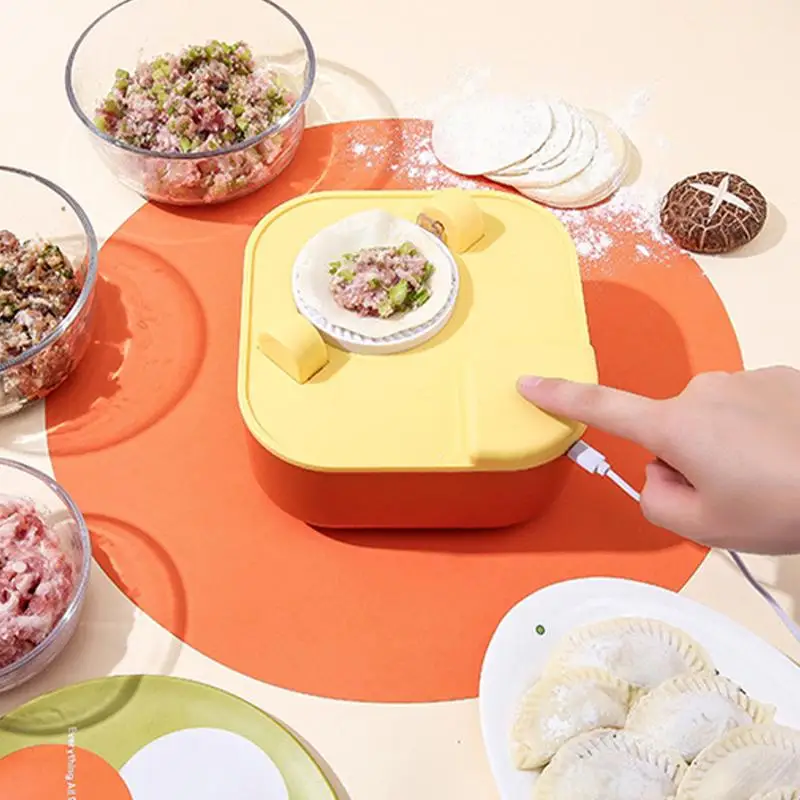 

Electric Dumpling Maker Electric Empanada Press Dumpling Machine Forming Making Tool For Home Kitchen Holiday Party Restaurant