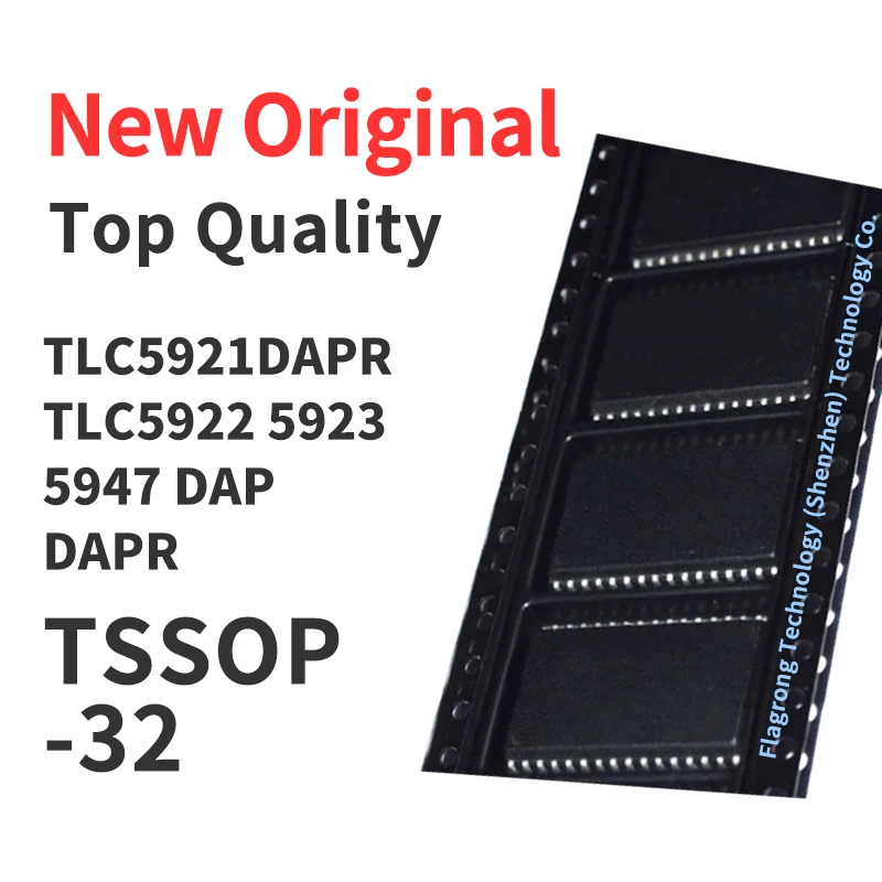 10 Pieces TLC5921DAPR TLC5922DAPR TLC5923DAPR TL5947DAPR DAP DAPR TSSOP32 LED Driver Chip IC New Original