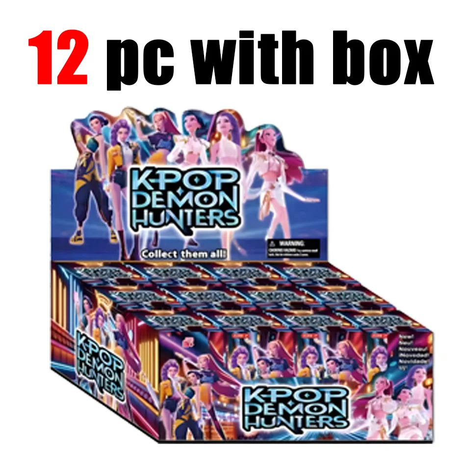 ฟิกเกอร์อนิเมะ Kpop Demon Hunters ของสะสมตกแต่งโต๊ะทำงานสำหรับแฟนๆการ์ตูนและอุปกรณ์เกม