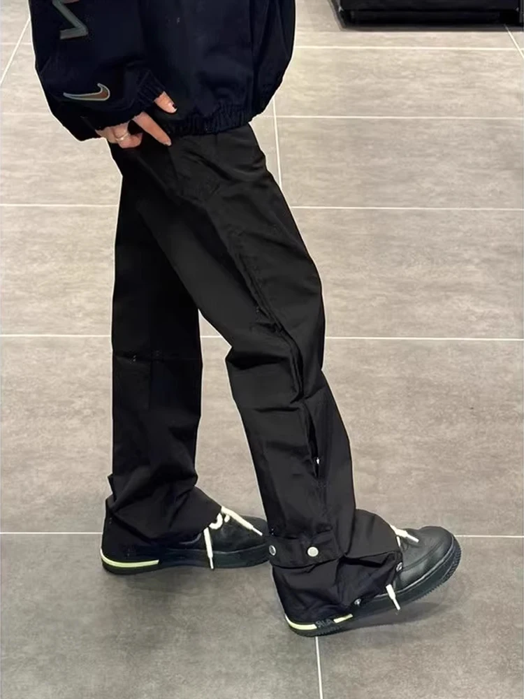 

Waterproof Men's Casual Pants American Functional Sle Climbing Outdoor Polyester Fiber Long Trousers with ket Anti-Wrinkle