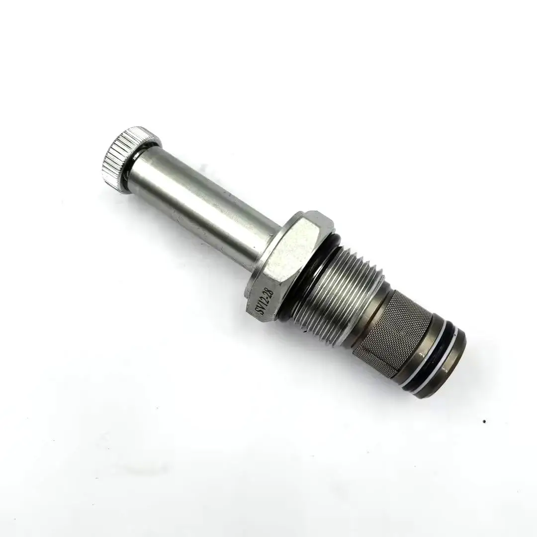 Hydraulic Cartridge Valve SV12-28 Normally Closed 2-way Stop Solenoid Valve