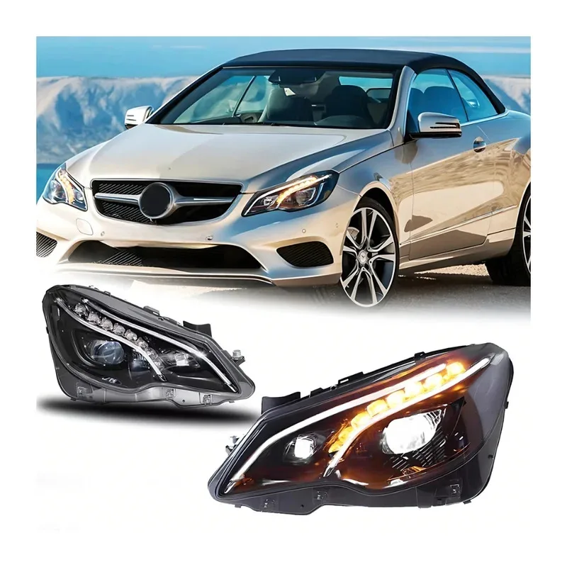 

W207 2010-2017 E-Class DRL LED Upgrade Headlights Turn Signal Head Lamp Modified Assembly Signal Auto Accessories