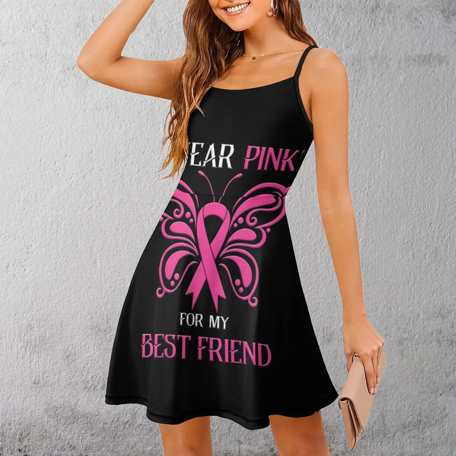 

Розовая лента с поддержкой бабочки, Лидер продаж, сексуальное женское платье, женское платье на бретельках, забавная новинка, коктейльное платье на подтяжках