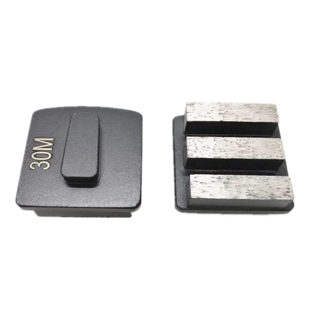 Redi Lock Metal Floor Block Three Segments Bars Quick Change Grinding Plates Long Life For GBHusqvarna Grinder 12PC