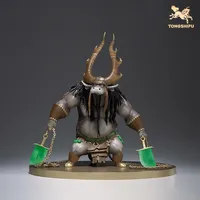 Copper Craft Chinese Cartoon Film Kung Fu Panda Animal Figurines The Demon King Sculptures Ornament Desktop Decor Art Collection