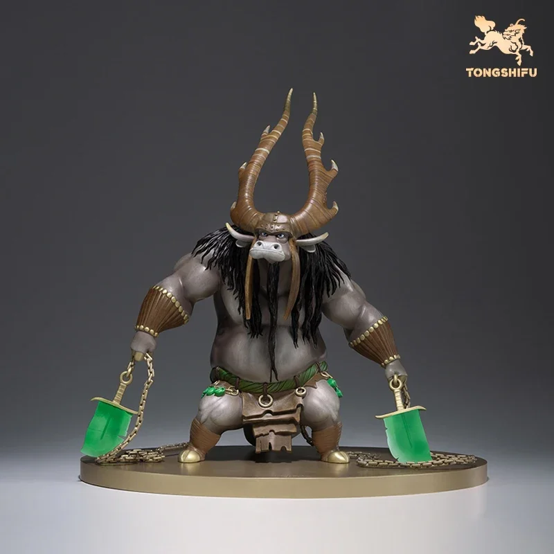 Copper Craft Chinese Cartoon Film Kung Fu Panda Animal Figurines The Demon King Sculptures Ornament Desktop Decor Art Collection