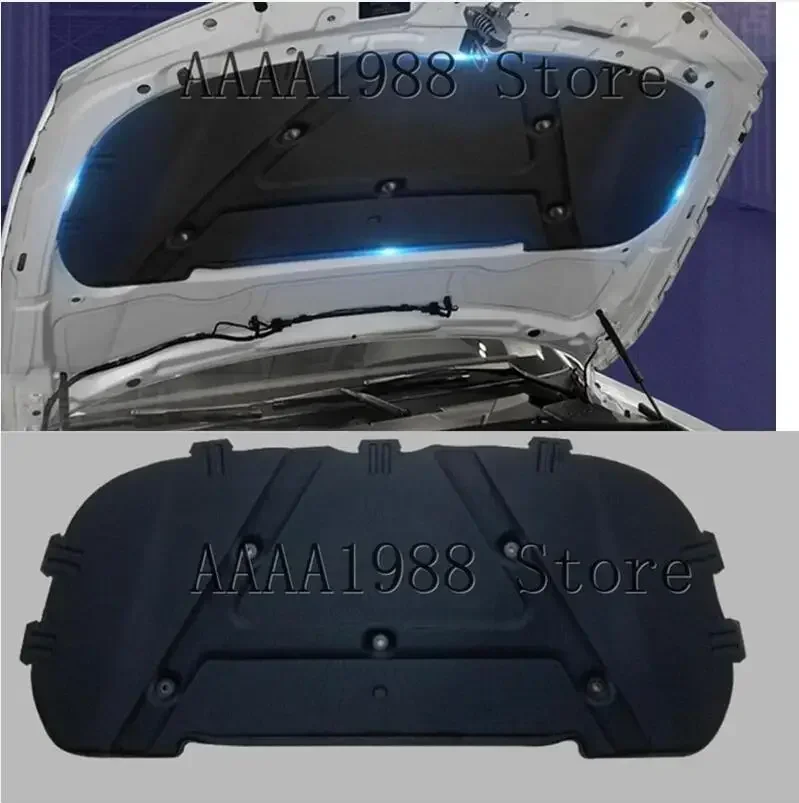 

Car Front Hood Engine Sound Heat Insulation Cotton Pad Soundproof Mat Cover For BMW E81 E82 E88 e87120I 128I 130I 135I 2007-2011