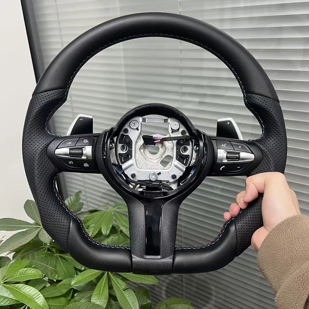 MAXEAGLE Wide Paddle For BMW F30 F20 F15 F16 F21 F22 F25 F48 F49 F10 F01 F06 F07 F12 E70 E71 E81 E84 E90 M3 M5 Steering Wheel