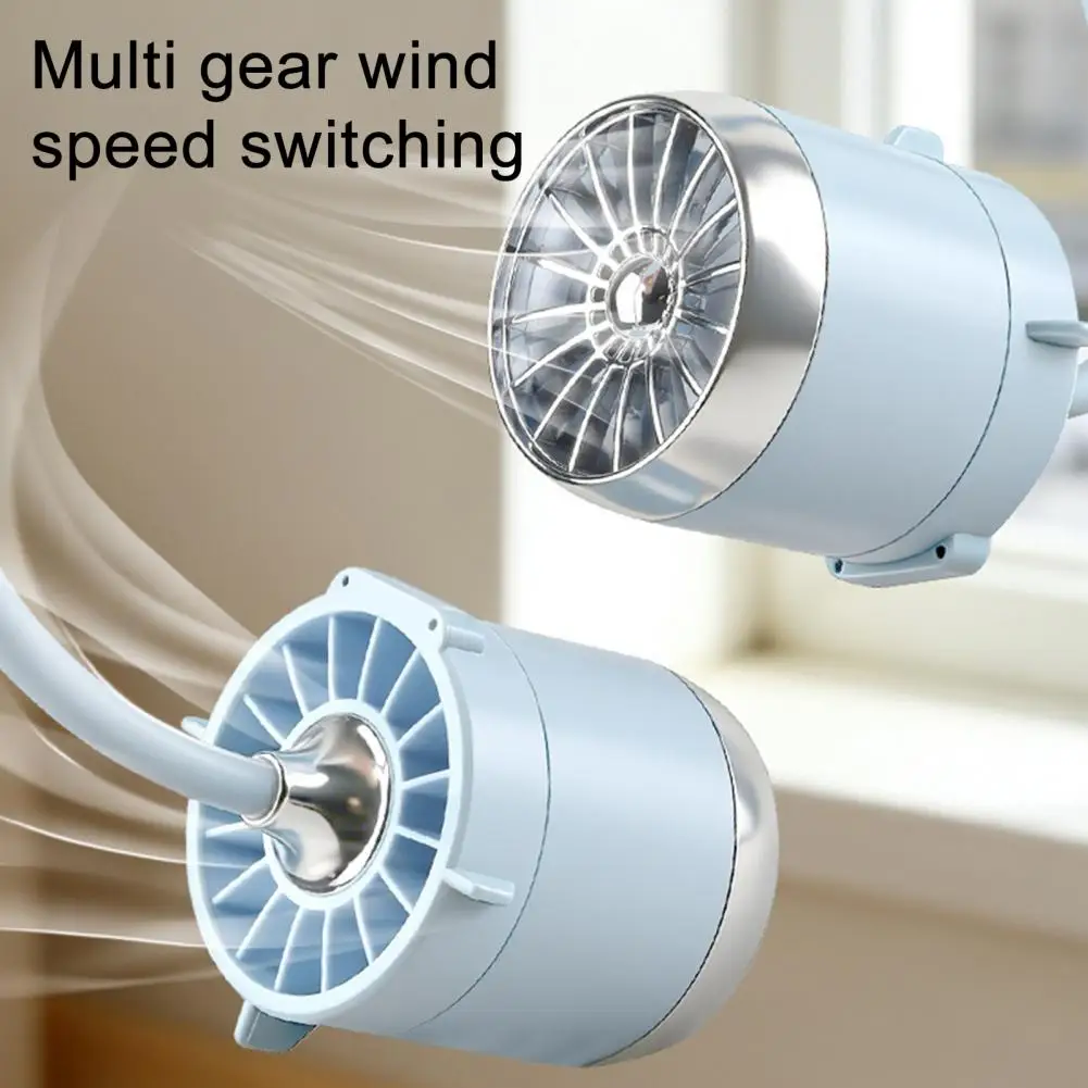 Portable Neck Fan 1-100 Speed Rechargeable Quiet Hands Free USB Fan Flexible Wearable Cooling Personal Fan for Outdoor Travel Of