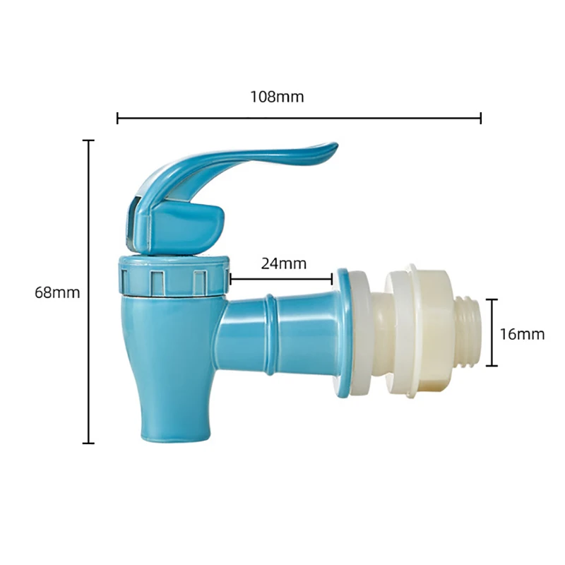 Torneira De Vidro à Prova De Vazamento Com Filtro, Frasco De Garrafa, Tanque De Água Do Barril, Torneira Para Grão, Dispensar De Água, 16mm