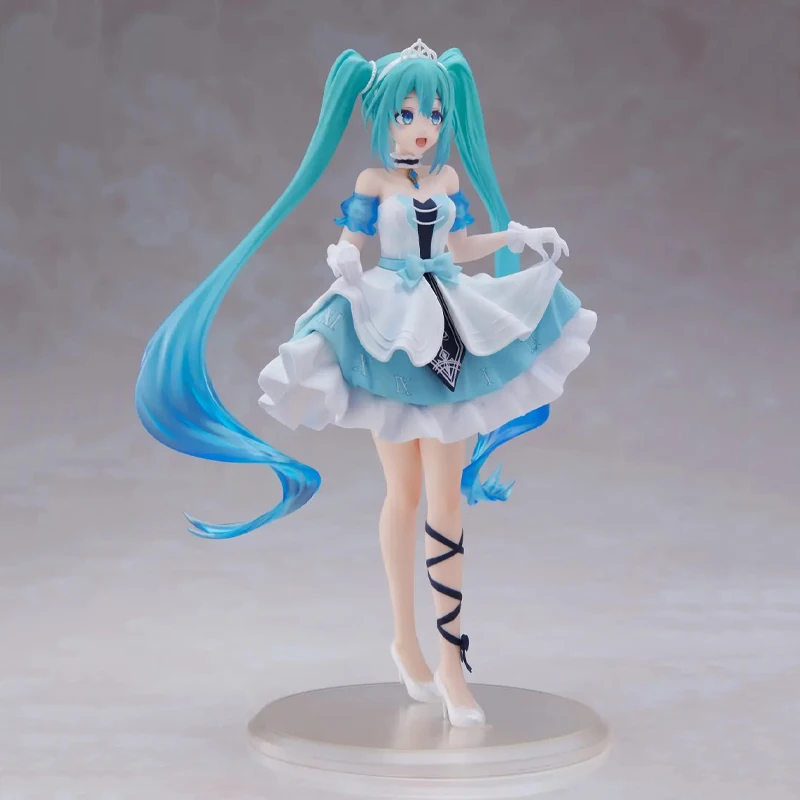 En Stock Original TAiTO tsune Miku pays des merveilles Figure cendrillon véritable Anime Figure 18 cm modèle à collectionner poupées ornement cadeaux