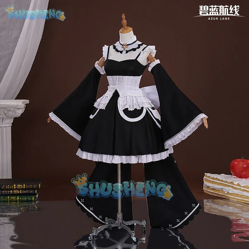 Azur Lane Pequeno Formidável ‌   Cosplay traje senhora real uniforme halloween carnaval festa de natal jogar papel roupas