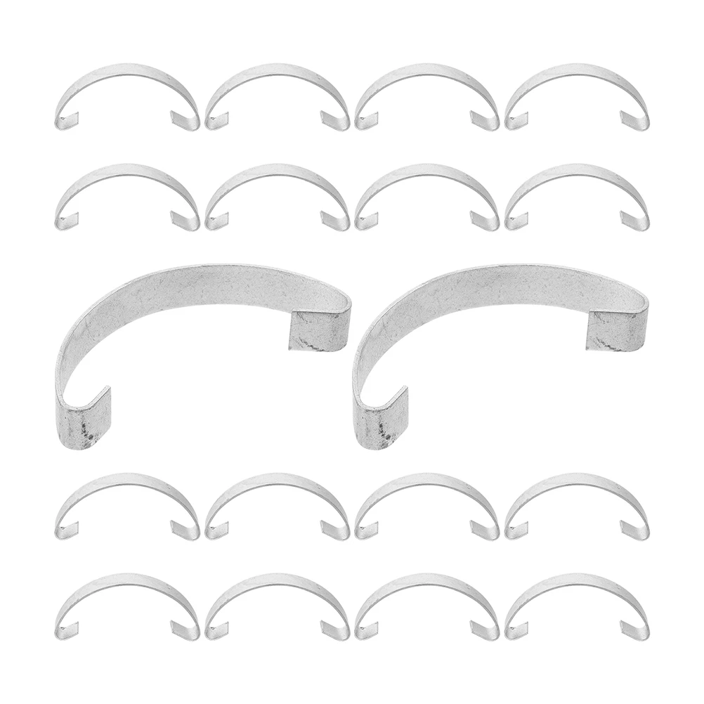 

20pcs Chicken Door Buckle Durable Hooks Steel Coop Clips Rabbit Door Locks Bird Cage Hook Poultry Cage Clips Breeding Equipment