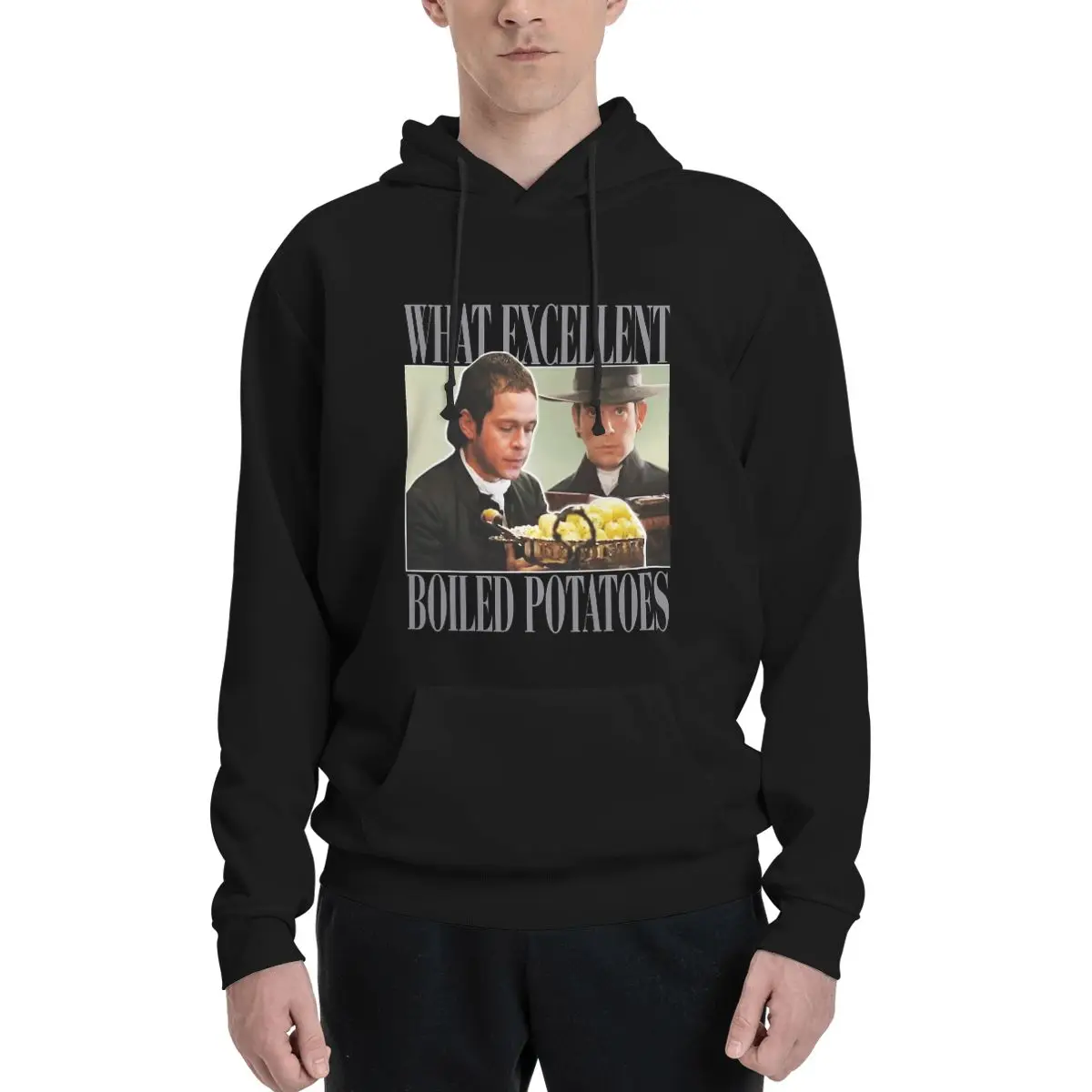 

What Excellent Boiled Potatoes Funny Polyester Hoodie Men's Sweatershirt Warm Dif Colors Sizes