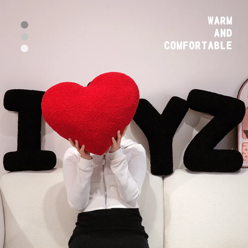 40cm inglês carta lance travesseiro coisas alfabeto almofada de pelúcia sala estar sofá decoração para casa combinação criativa travesseiro
