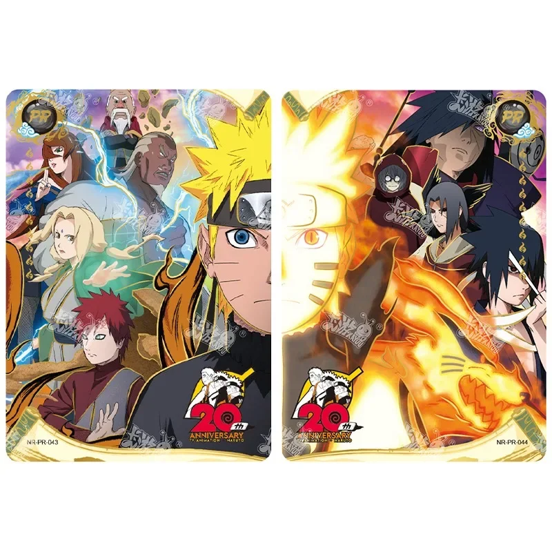 KAYOU Genuine Anime Naruto PR Card Kakashi Uchiha Tsunade Kushina Jiraiya Sasuke Naruto Tsunade Rare Collection Card Toy Gift