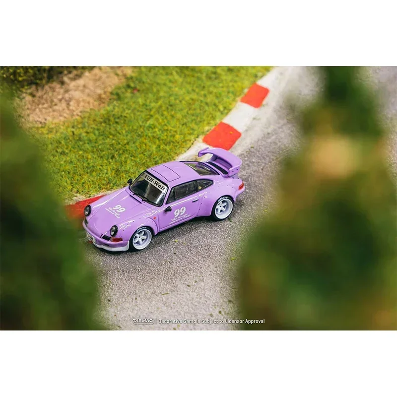 TW 1:64 RWB Backdate Violetta Idlers 12 Hours 2016 Diecast Diorama Car Model Collection Toys Tarmac Works