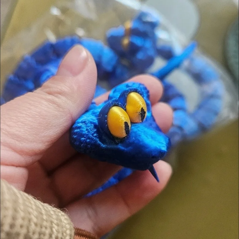 Disney Zootopia 2 Gary Wąż Symulacja Druk 3D Ruchome Stawy Model Figurka Ozdoba na Biurko Relaks i Ulga od Zmęczenia Prezent