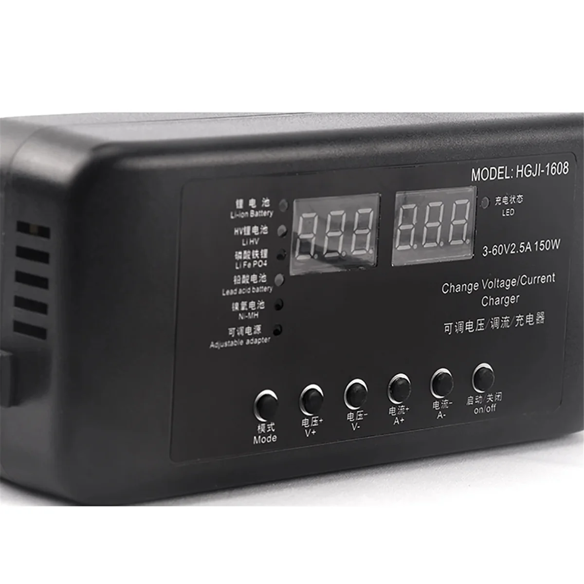 

ABYB 3 В-60 В 150 Вт регулируемое напряжение и ток умное зарядное устройство зарядное устройство для литий-ионного электронного велосипеда электрический велосипед вилка европейского стандарта