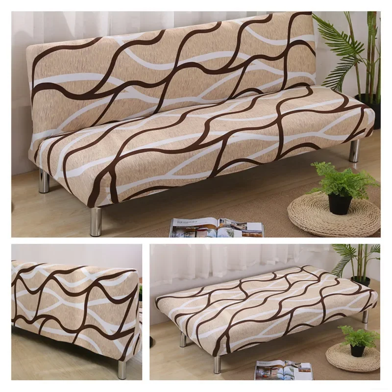 Elastic Spandex Polyester Durable Sofa Cover Anti-dirty Geometric Plants Slipcovers All-inclusive Jacquard Seat Couch Bed Covers