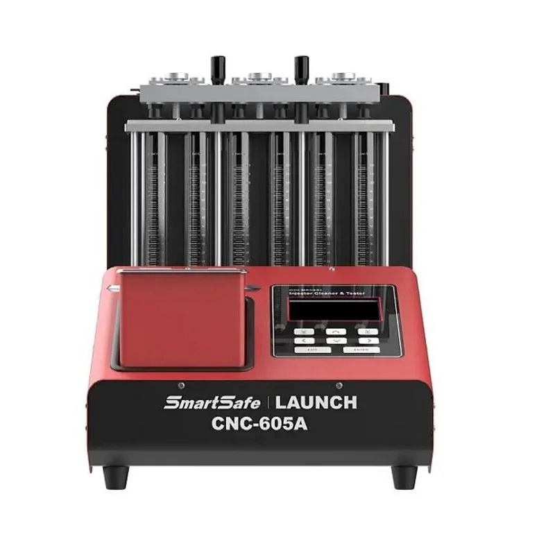 For Launch Smartsafe CNC605A GDI Fuel Injector Tester 6-Cylinder Ultrasonic Car Cleaning And Testing Machine CNC 605A ﻿