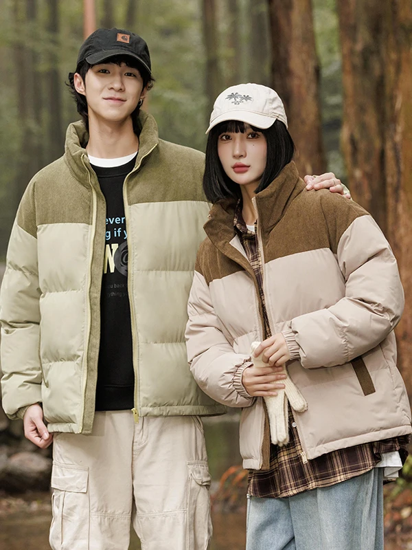 سترة شتوية جديدة من القطن للطلاب ex Bread Sle Faionable متعددة الاستخدامات ملابس خارجية دافئة من ألياف البوليستر