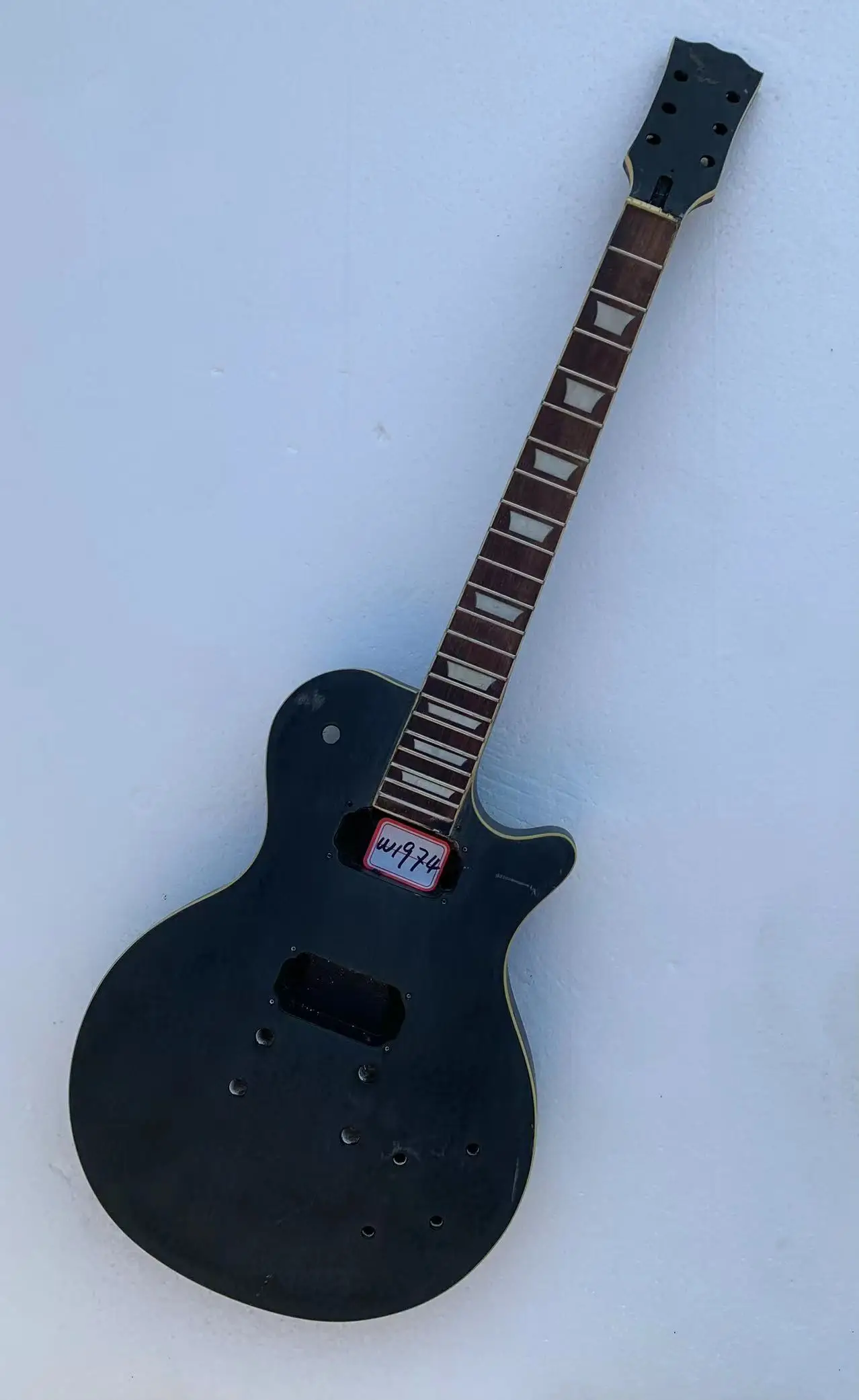 DIY Custom 6 Strings Electric Guitar Black Beauty Guitarra without Hardwares in Stock Discount Free Shipping W1974