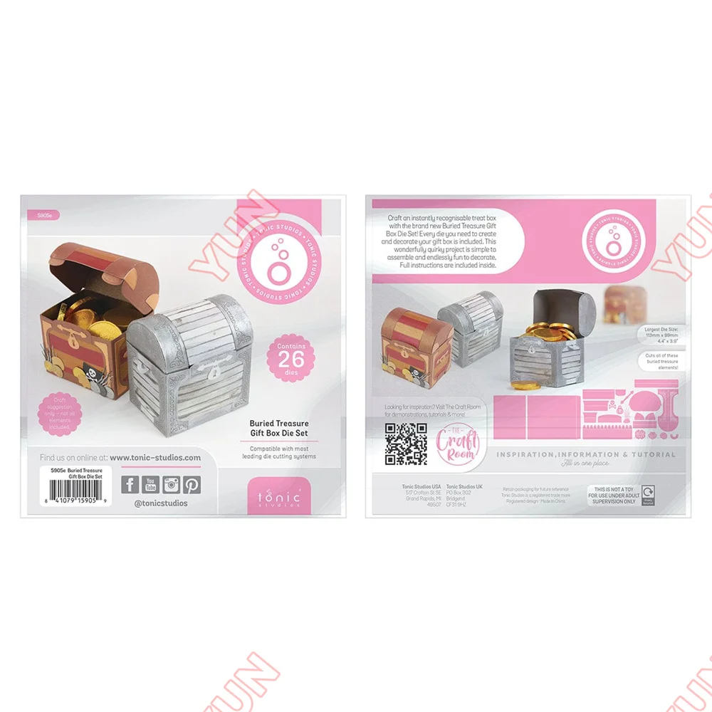 

Hallowmas Tonic Die Metal Cutting Dies Buried Treasure Dies Set Scrapbooking DIY Greeting Card Handmade Gift Box Die 2025 New