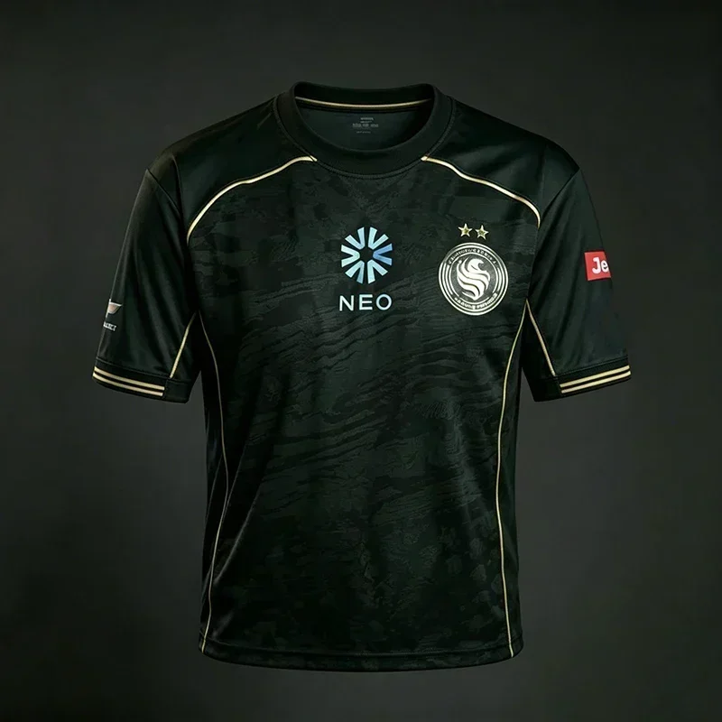 Team Falcons 2026 Trainingsuniformen, CS2 E-Sport, NIKO, M0NESY, Kyousuke, T-Shirts, Herren-T-Shirts mit Rundhalsausschnitt, Geschenke. – Detail 2