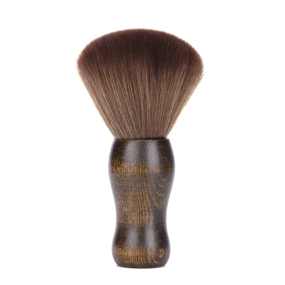 

Wooden Handle Barber Soft Brush Specialty Shaving Brush Cleaning Haircut Tool Portable Barbershop Tools Vinyl Record Cleaner