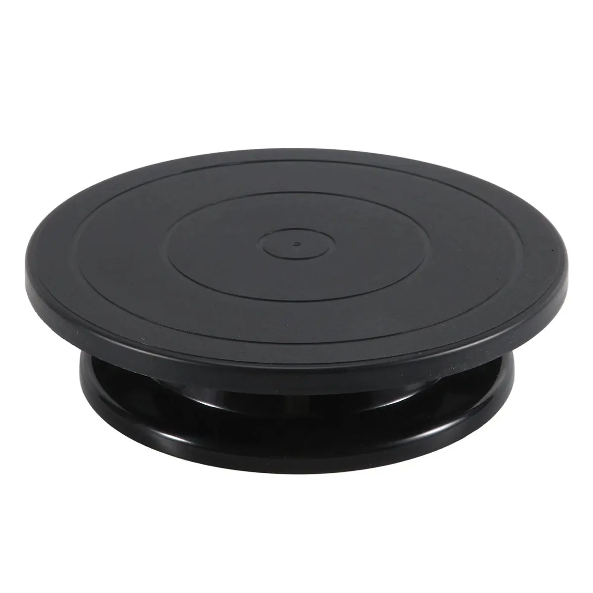 GTS 11 Inch Rotate Turntable Sculpting Wheel Revolving Cake Turntable Black Painting Turn Table Stand