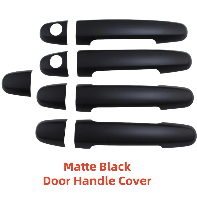 سيارة ABS كروم اكسسوارات مقبض الباب يغطي معجون الكسوة نمط لتويوتا كلوغر هايلاندر 1998 1999 2000 2001 2002 2003 2005